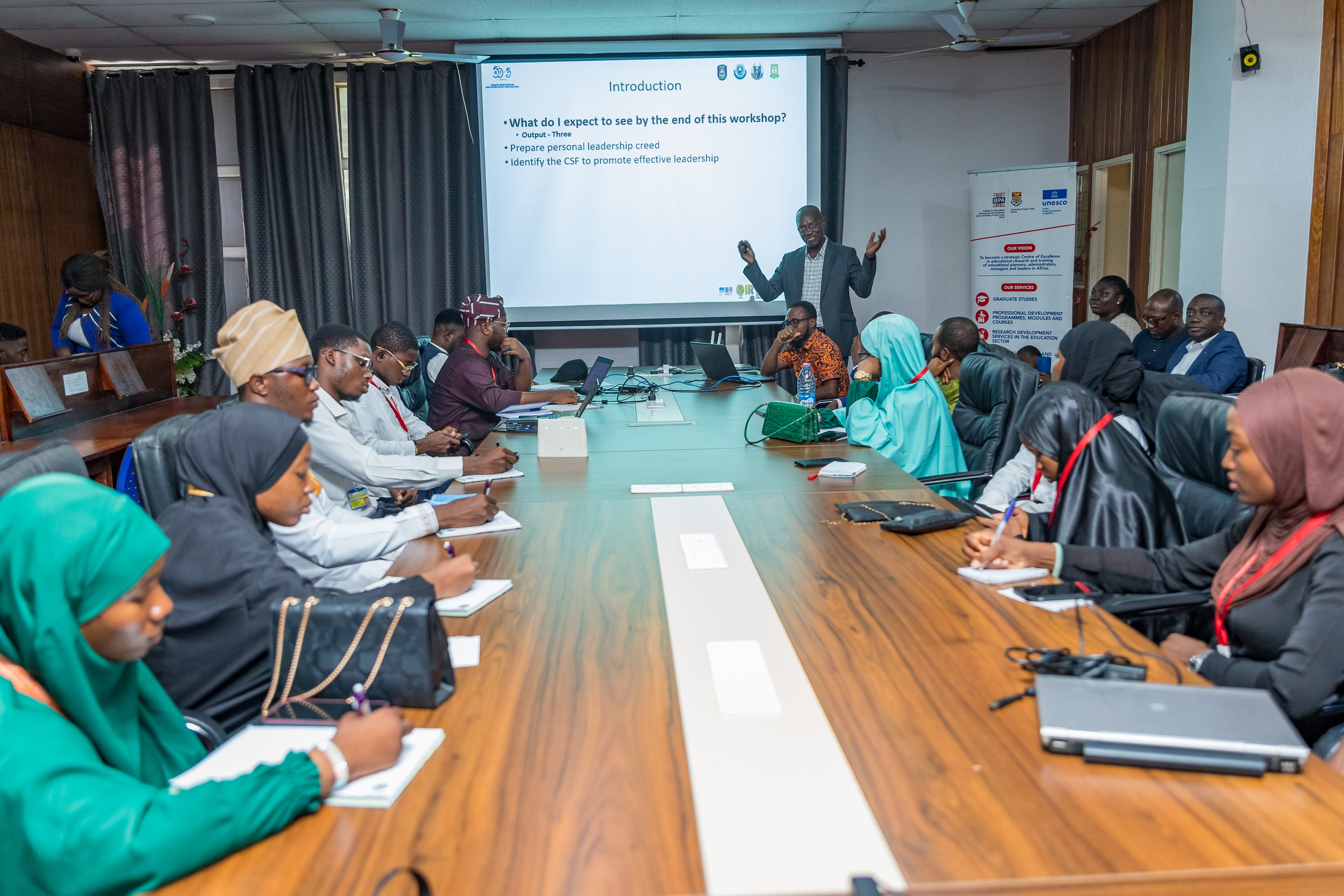The participants through insightful sessions