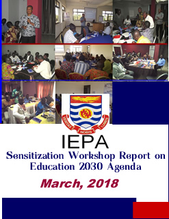 IEPA Report on Education 2030 Agenda,March, 2018