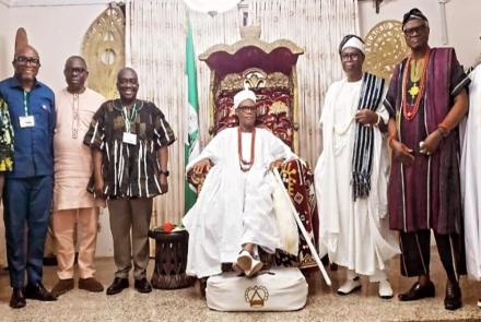 Historic Courtesy Visit to the Osemawe of Ondo Kingdom